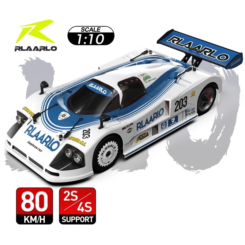 

Rlaarlo Ak-787 2.4g 4wd 1/10 Rc Car High Speed Brushless Remote Control Drift Car Children Toy Car Model Adult Toy Gift Box