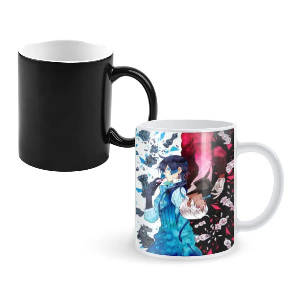 The Case Study of Vanitas Anime Movie Creativity Change Color Chang mug Ceramic mug Hot Coffee Cup Breakfast Cup mug Friend Gift