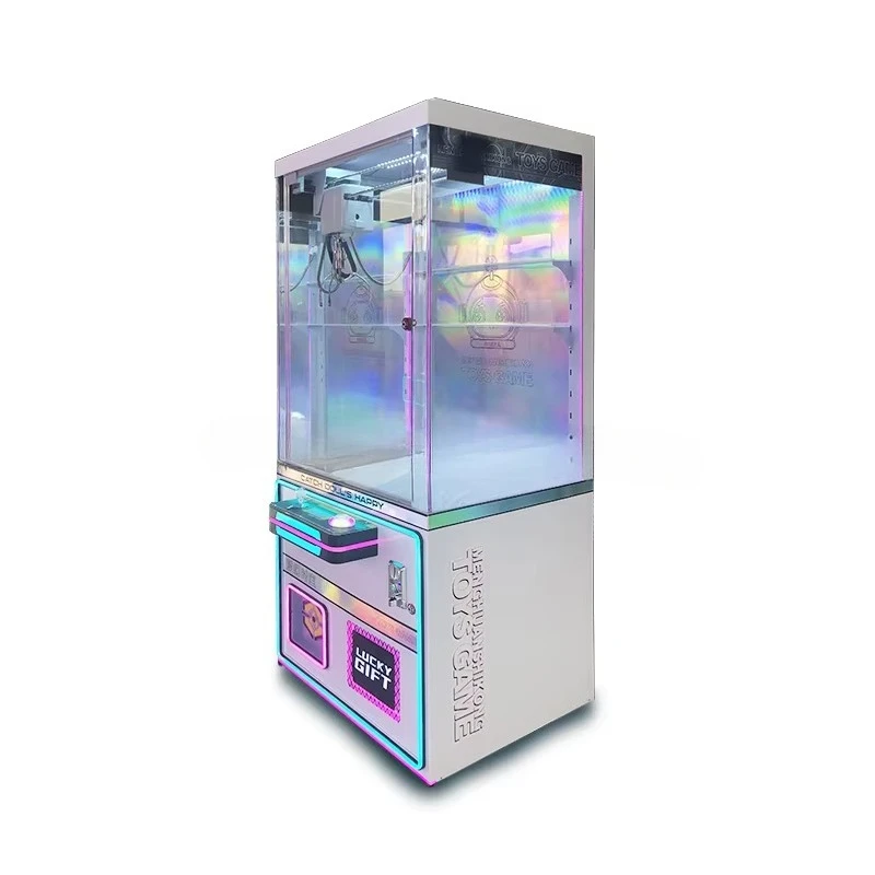 OEM Custom Indoor Coin Operated Arcade Crane Machine Colorful Park Toy Plush Vending Claw Crane Customizable Indoor Amusement