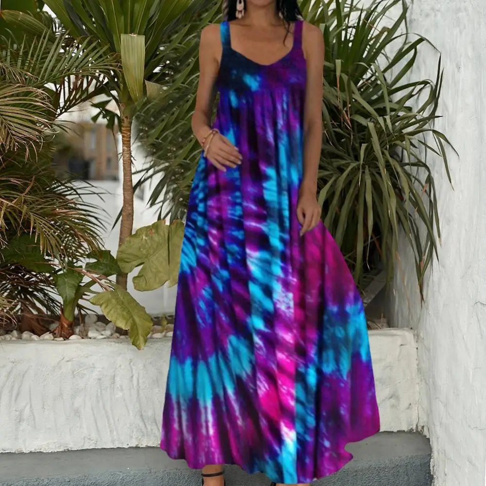 Vestido playero de verano de colores ricos a la moda, vestido playero con hombros descubiertos para mujer, vestido largo para vacaciones de verano, ropa para mujer