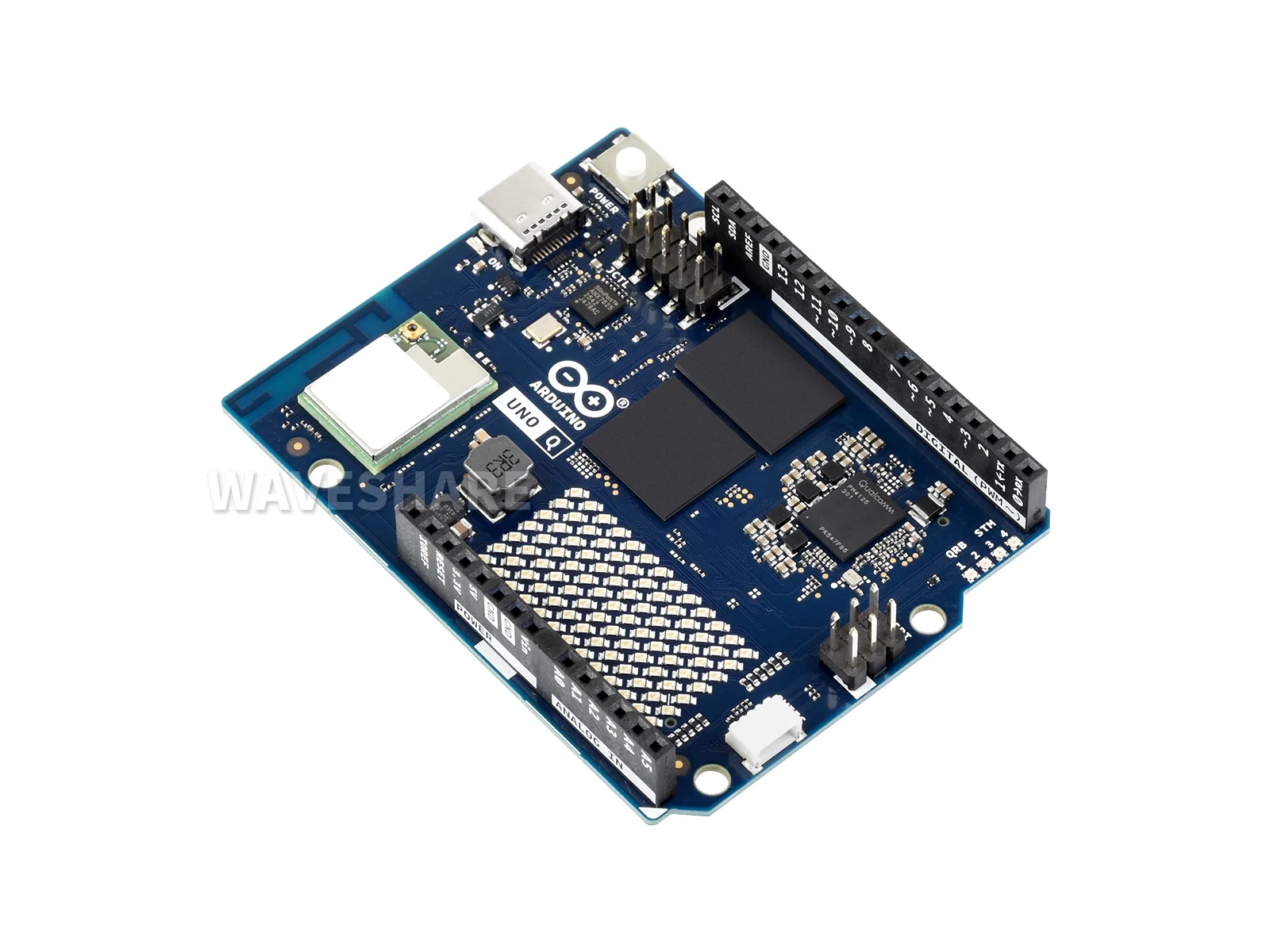 Arduino UNO Q Single-board Computer, Dual-architecture Design, Integrated Qualcomm QRB2210 Microprocessor And STM32U585 Microcon