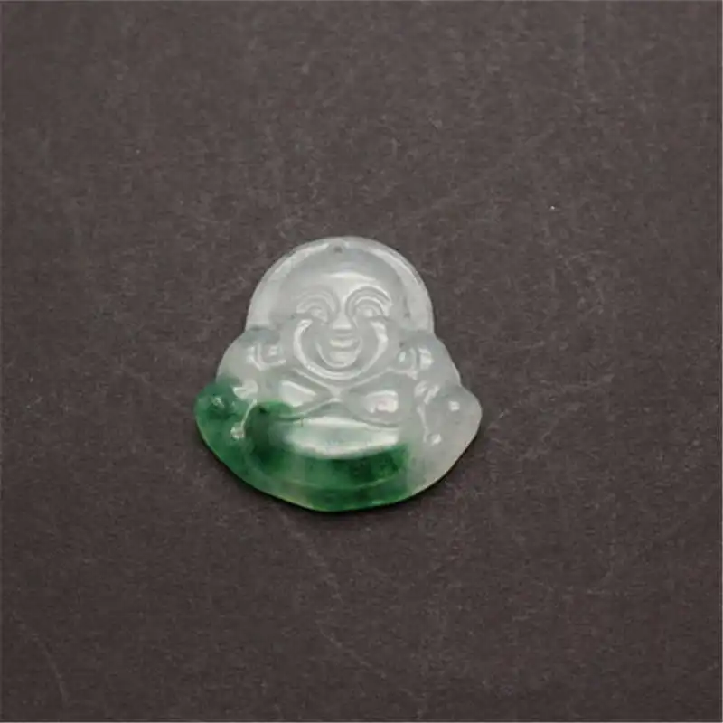 10 шт. натуральный нефритовый камень MILE FO амулеты улыбка Будда карманный Будда маленькие и большие размеры TBP366