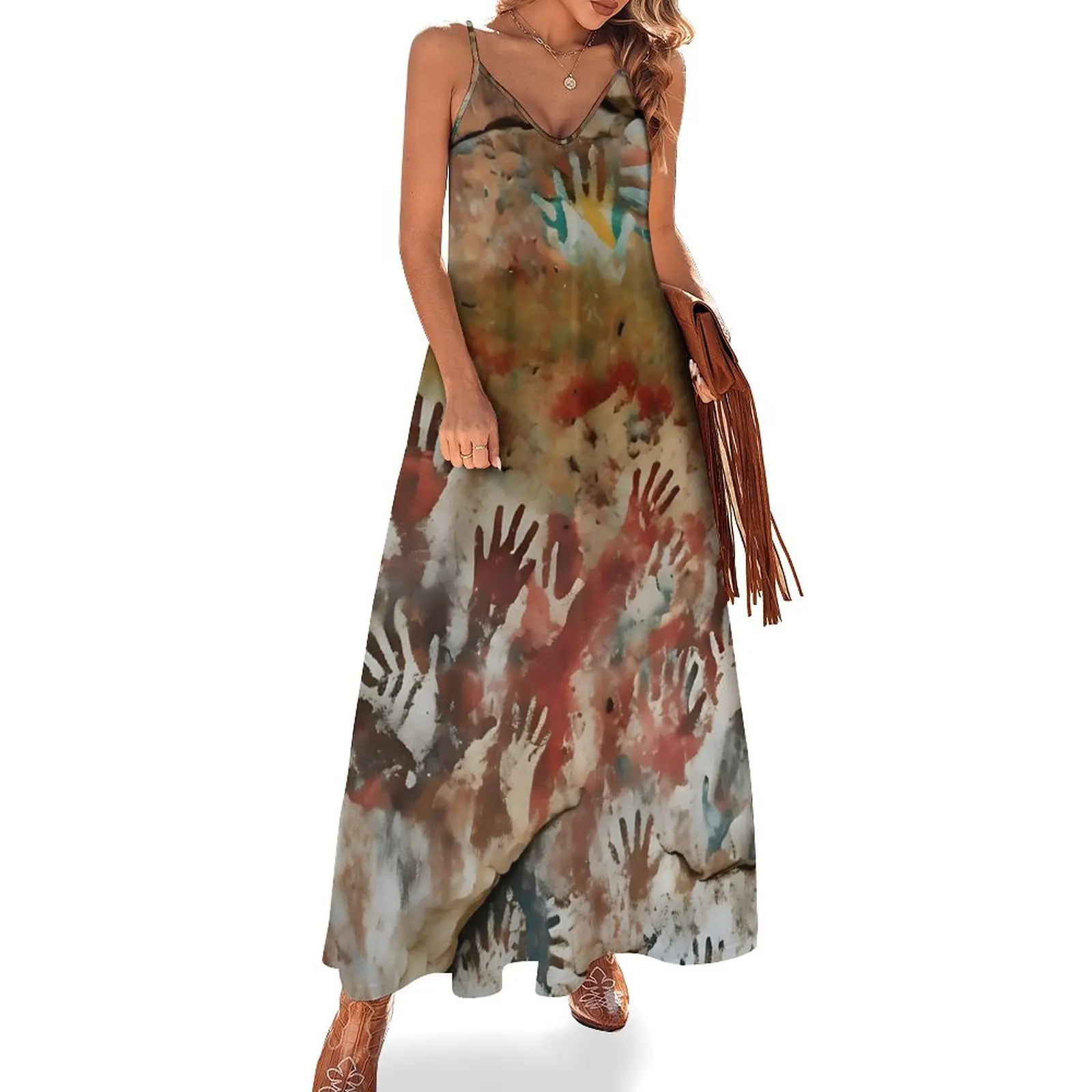 

The Ancestors [cave painting] Sleeveless Dress Dresses gala elegant party dress for women 2025 dress summer 2025 women
