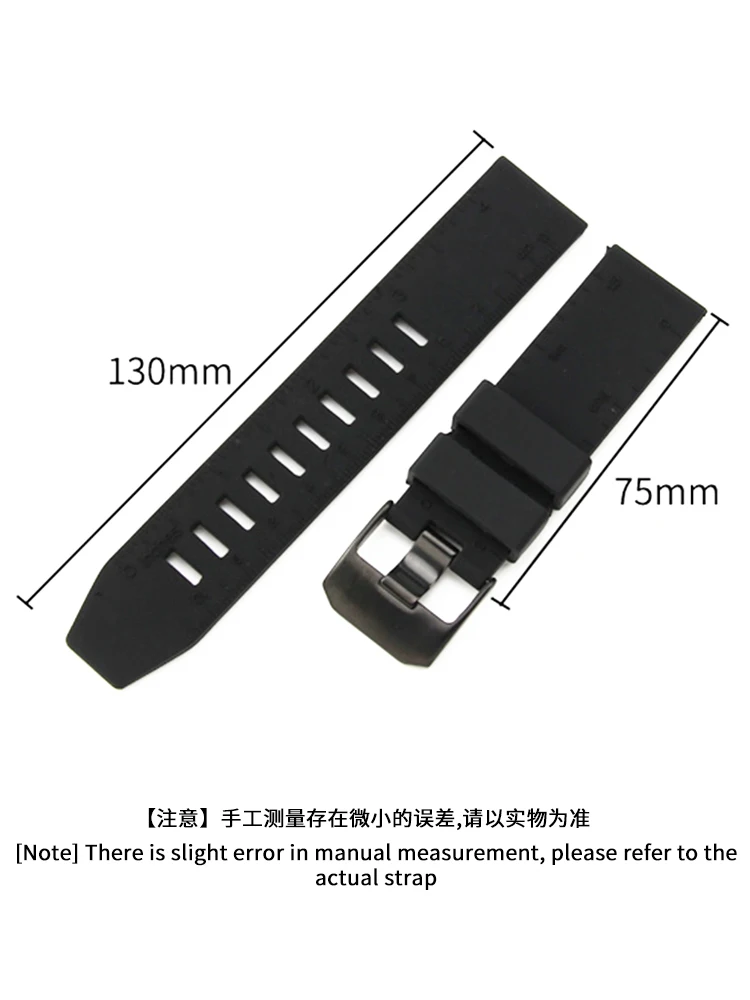 For Luminox Anti-Allergy Compass Tactic Rubber Silicone Watchbands 8831 3501 6251 6501 Series 23mm Dividing Rule Watch Strap