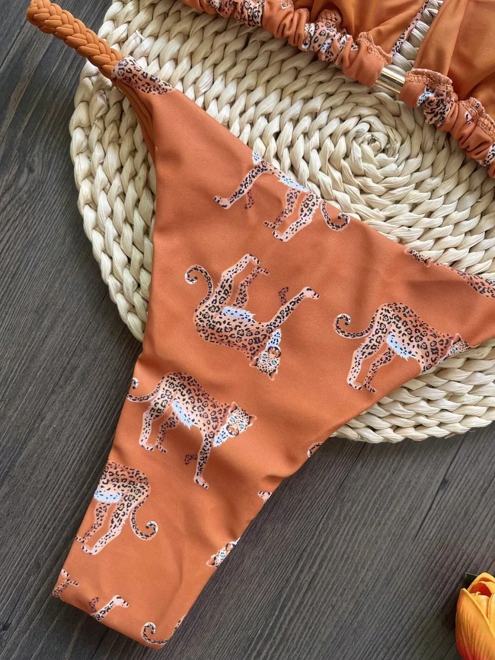 RUOTONSEPT 2024 Nuovo Costume da bagno da donna sexy Bikini solido Set Triangolo a due pezzi Costume da bagno Costume da bagno Biquinis brasiliano