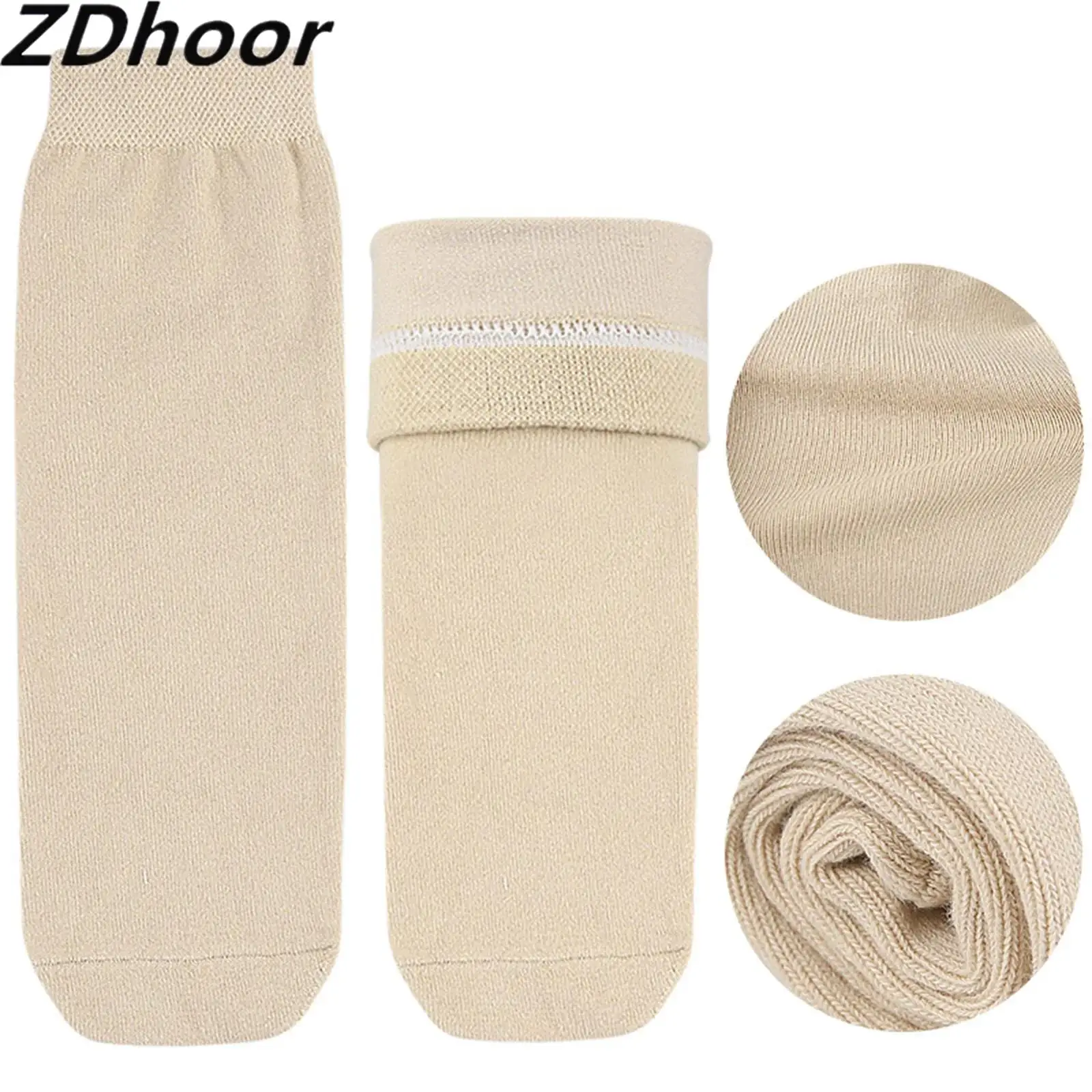 Unisex Men Women Prosthetic Stump Shrinkers Amputee Socks Elastic Breathable Protective Stump Socks for Daily Outdoor Activity