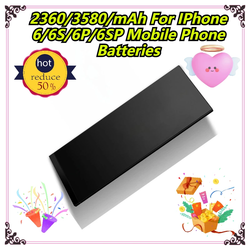 

2360/3580/мАч для аккумуляторов мобильных телефонов IPhone 6/6S/6P/6SP