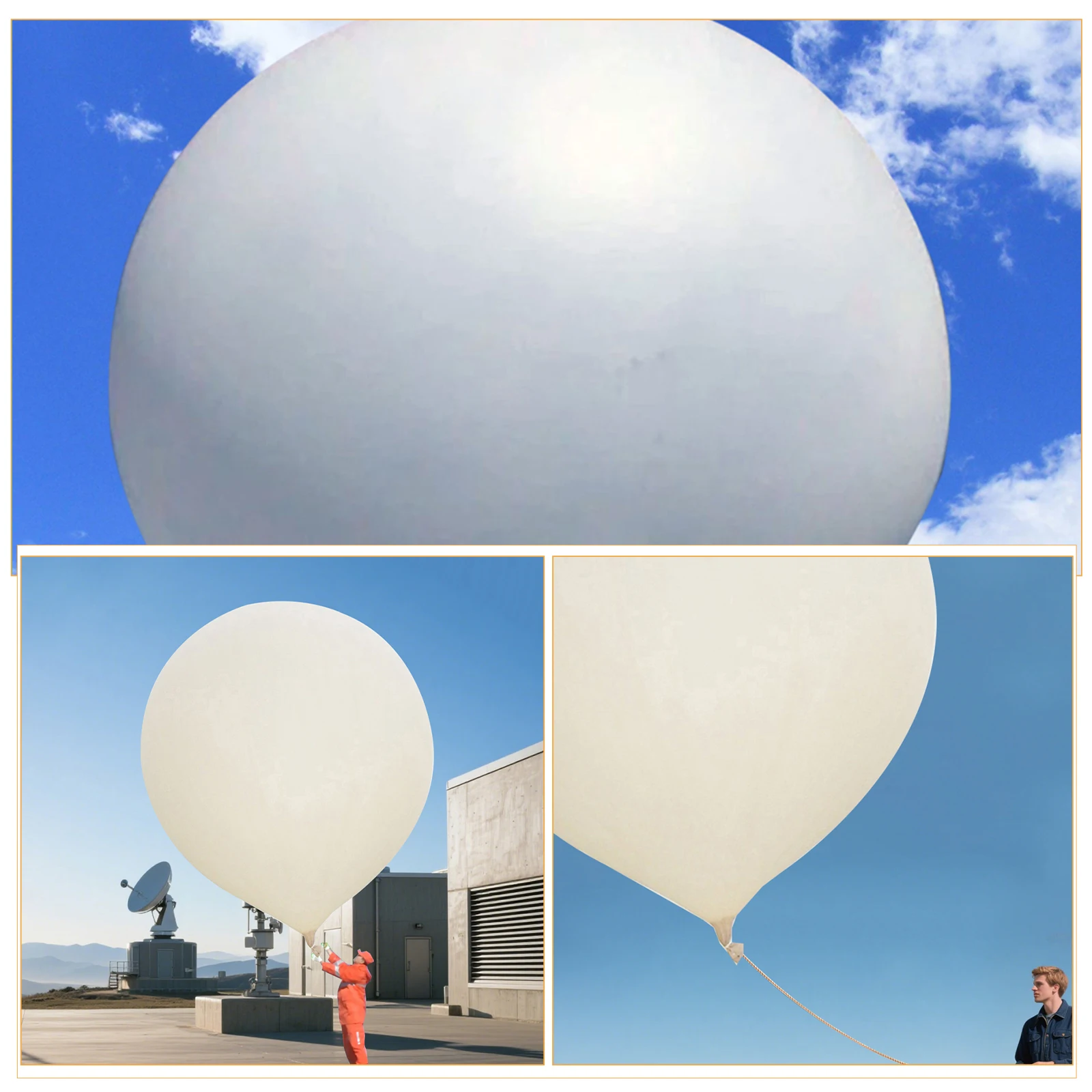 บอลลูนตรวจอากาศขนาด 1000 กรัม 334 นิ้ว สำหรับการศึกษาด้านอุตุนิยมวิทยา ทำจากยางลาเท็กซ์อย่างดี ทนทาน ใช้เป่าลมได้ เหมาะสำหรับตกแต่งงานกลางแจ้ง งานรื่นเริง และการวาดภาพ