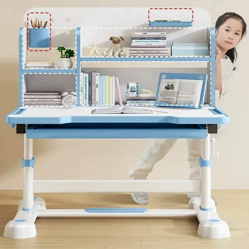 Kids Desk Elementary Child Table Chair Set Children Small Study Childrens Furniture School Tables Room Supplies Classroom