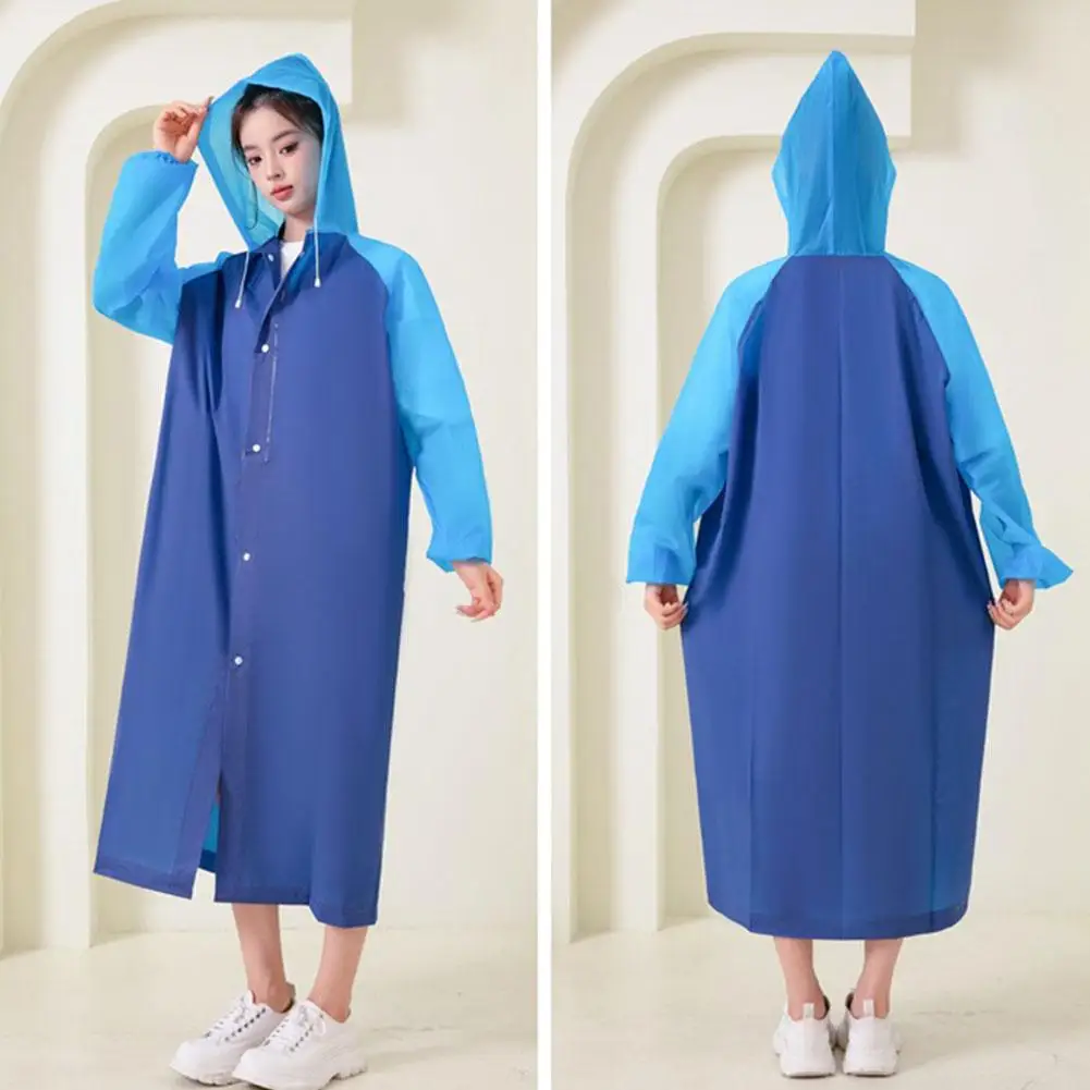 

Adult Travel Essential Lightweight Portable Raincoat Outdoor Waterproof Reusable Poncho Rainwear Fashionable S7R5