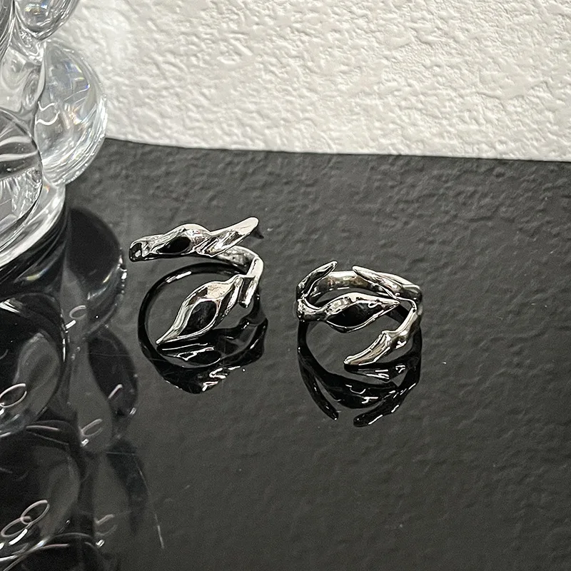 

2025 Gothic Unisex Couple Rings - Dark Vintage Adjustable Gothic Lovers Set