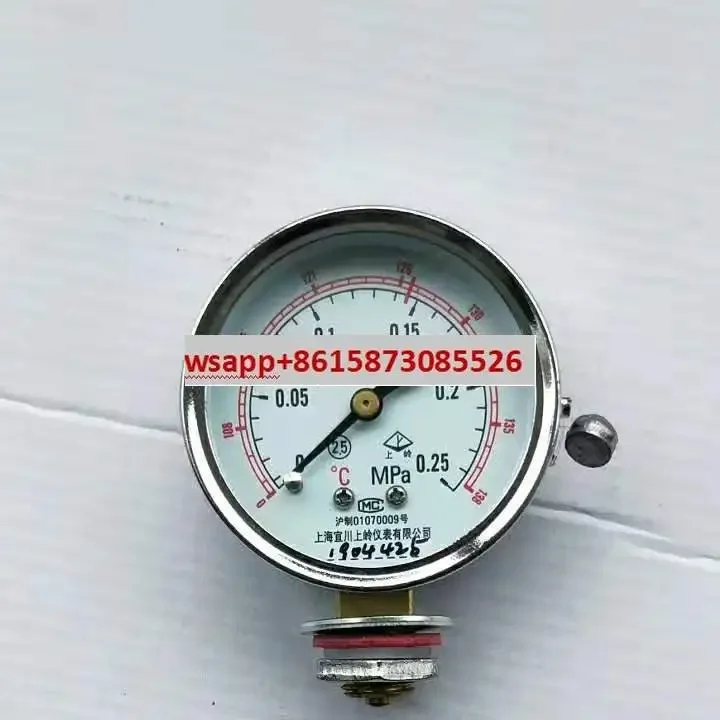 

Handheld high-pressure disinfection pot gas gauge sterilization pot dual scale pressure gauge 0-0.25mPa with temperature 138