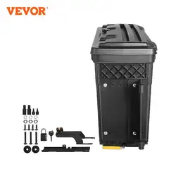 VEVOR Truck Bed Storage Box Lockable Waterproof and Durable Compatible with Ford F-150 2015-2021 Passenger Side