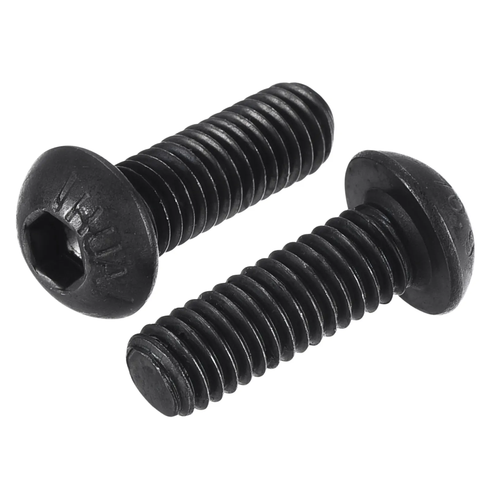 

Uxcell M6x18mm Hex Socket Button Head Cap Bolts Screws Alloy Steel 25 Pcs for DIY Projects