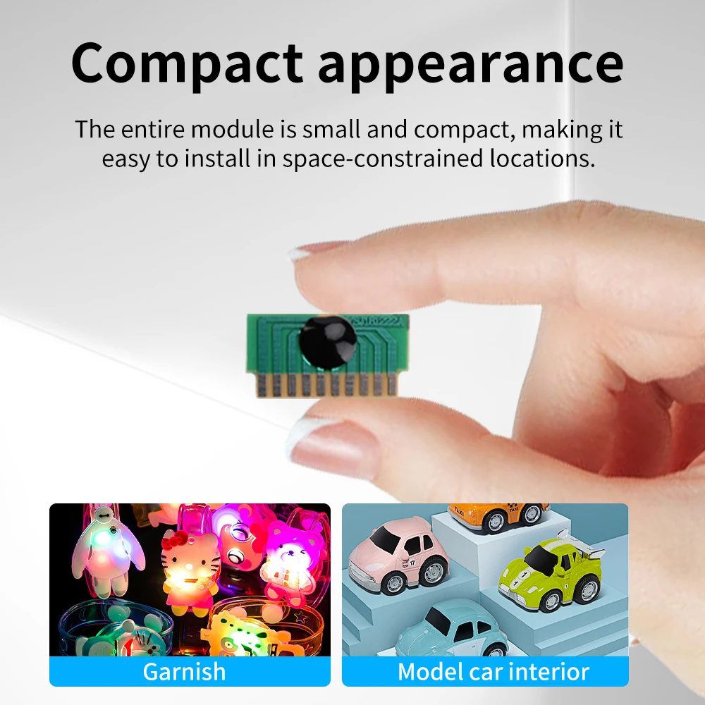 5PCS 6-LED DC 3-5V Flash Chip LED Driver Board 6-Way LED piscando Running Light Rolagem Light Módulo de controle DIY