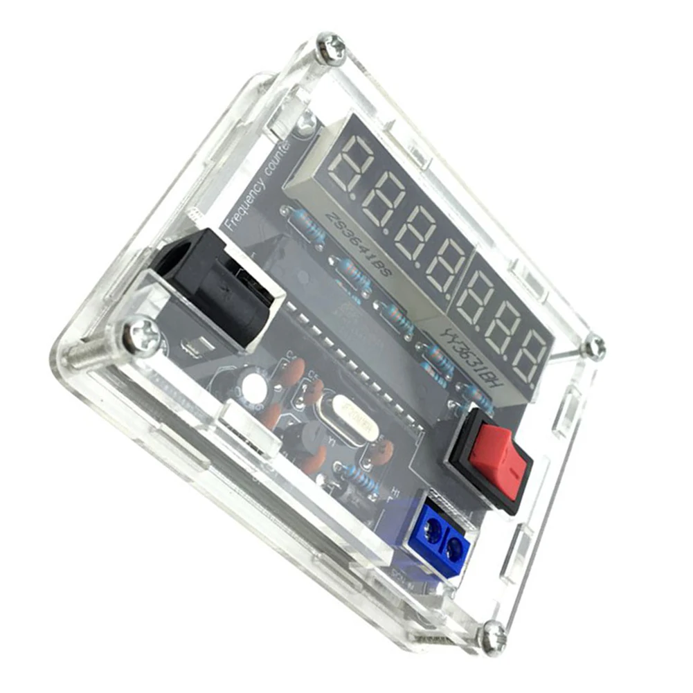 10MHz 周波数計 DIY キット AVR 周波数カウンター自動範囲変換 7 ビット精度分解能周波数計キット