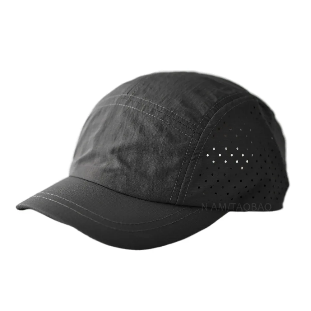 

Polyester Breathable Mesh Baseball Caps Short Brim with Breathable Mesh Thin Sun Protection Hats Quick Drying UV Protection
