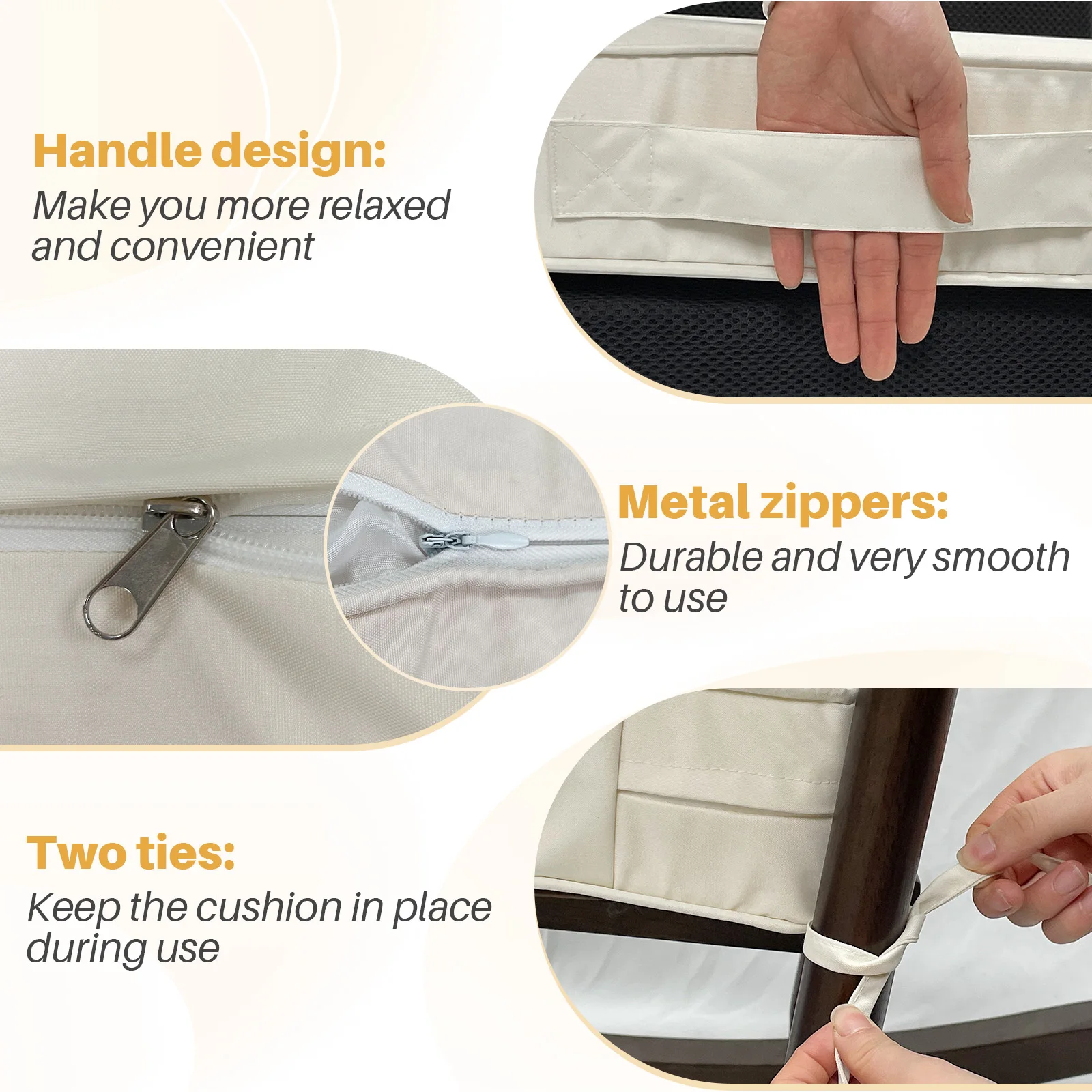 مجموعة وسائد الكراسي الخارجية مكونة من 2 مسند ظهر مقاوم للماء ومجموعة وسائد للمقعد العميق لأثاث الفناء وحشوة إسفنجية عالية المرونة