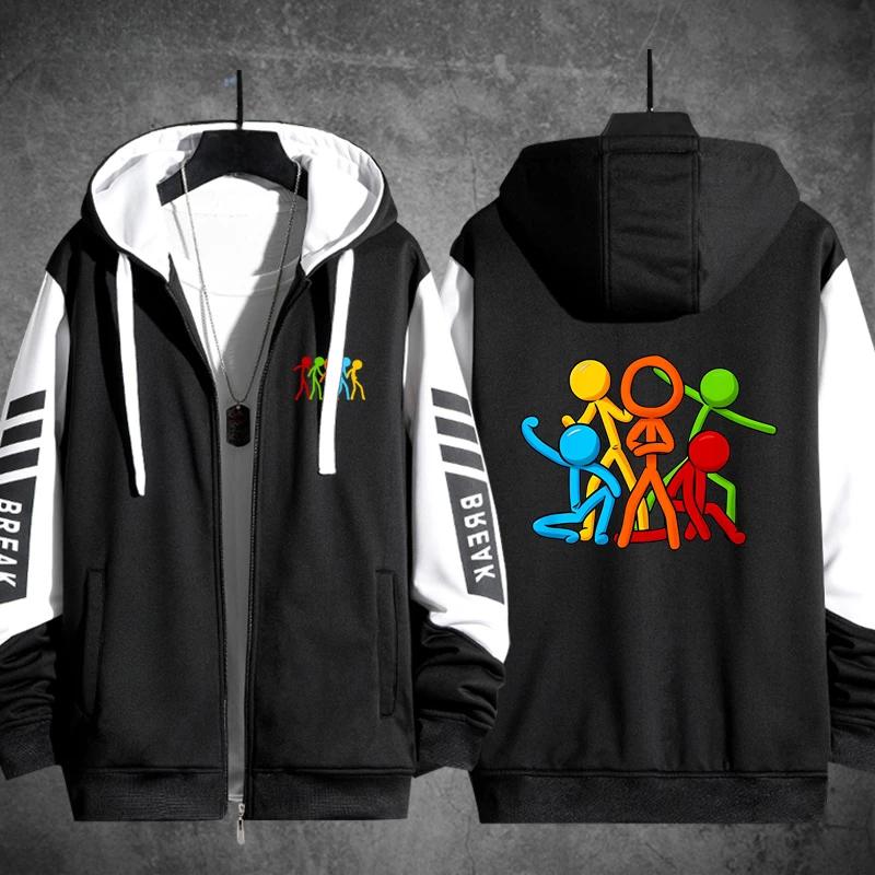 Impressão 3d alan becker merch zip up feminino/masculino moletom com capuz streetwear hip hop zíper jaqueta com capuz outerwear roupas engraçadas