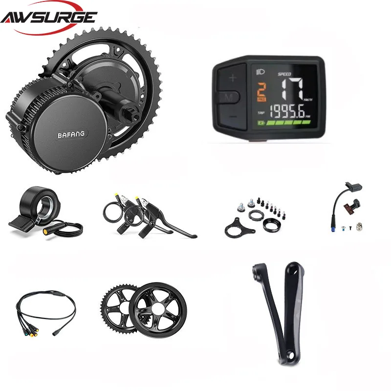 

BAFANG Mid Motor Kit BBS01 02 HD DZ41 Display 44T Bicycle Lithium Battery Modified Electric Power Accessories Scooter