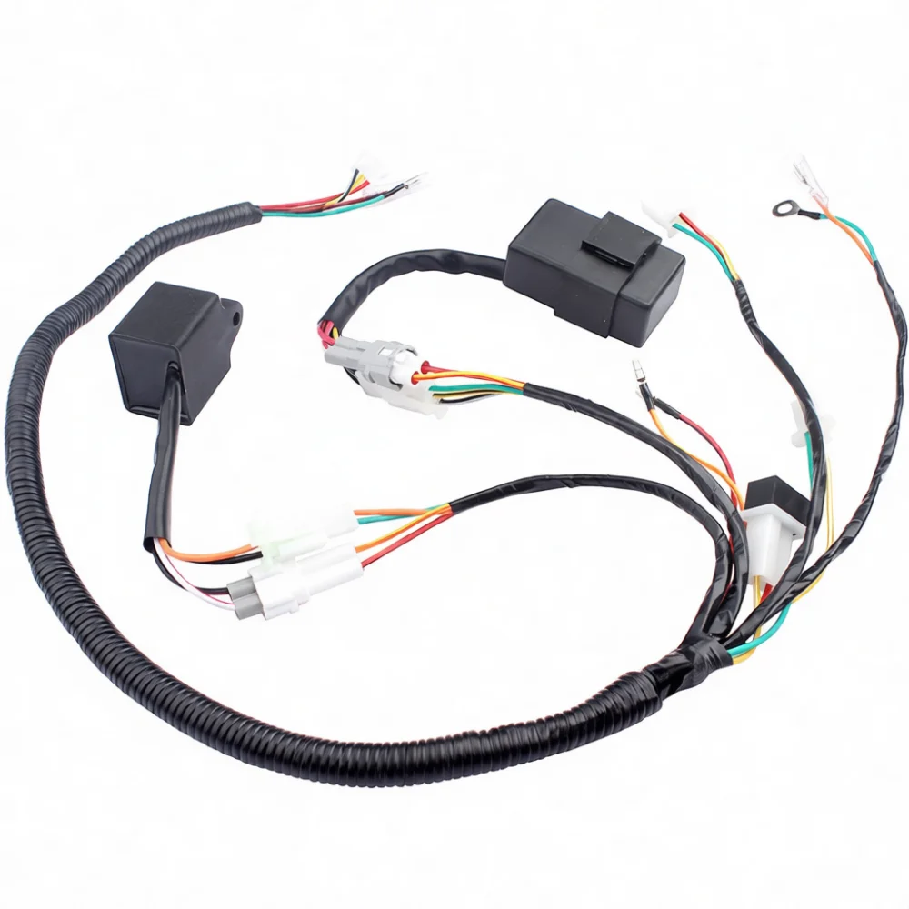 Complete Electrical Wiring Harness Ignition For Yamaha PW50 PW 50 Peewee 50 1983 2006 Mini Bike Repair Spare Parts