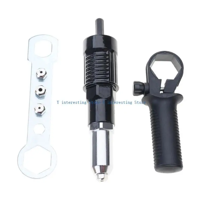 

896A RivetGun Conversion AlloySteel Electric Drill Cordless Riveting Tool Adapter
