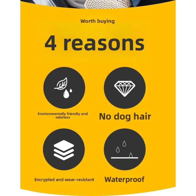 مقاوم للماء غطاء مقعد السيارة للحيوانات الأليفة الأوساخ والدليل على المقعد الخلفي حامي للكلاب سجادة ضد الإنزلاق قابل للغسل سرير الكلب الحصير