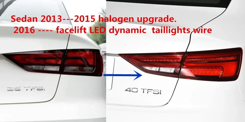 For Audi A3 modified LED dynamic tail light wire cable   This does not contain encoding