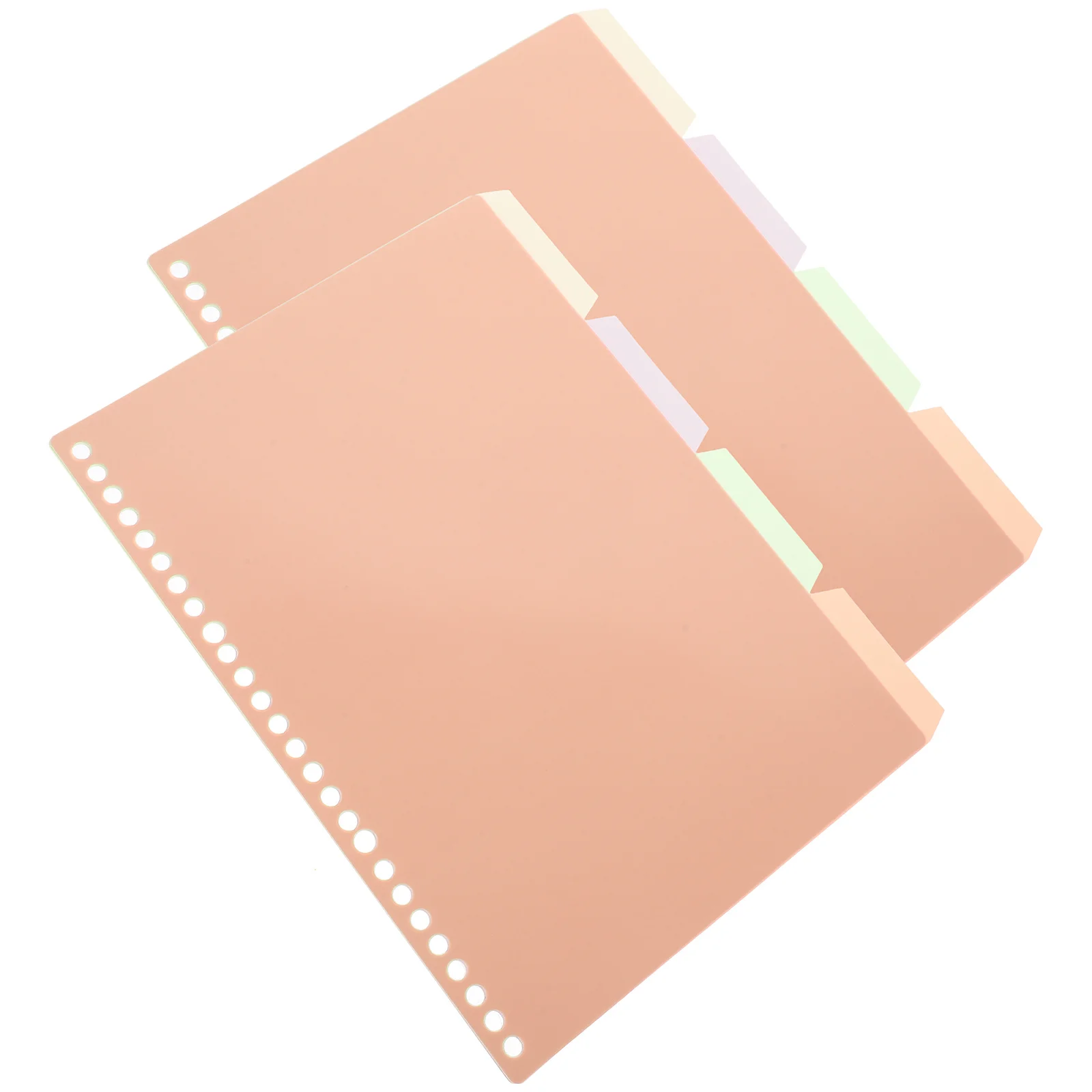 

10Pcs Office Notebook Binder Dividers Detachable Tabs Loose Leaf Page Markers for Document Filing Tabs Binder File Dividers