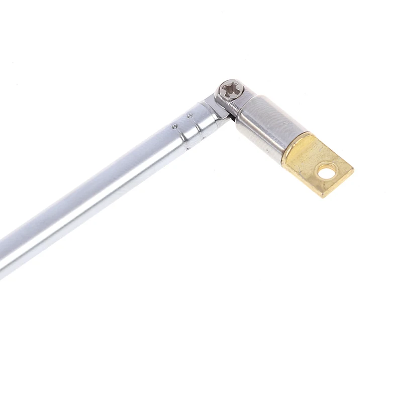 B*1PC  5 Section Metal Full-Channel AM FM Radio Antenna Telescopic Antenna Rotating Antenna Aerial M2.5 Car Rod Decoration