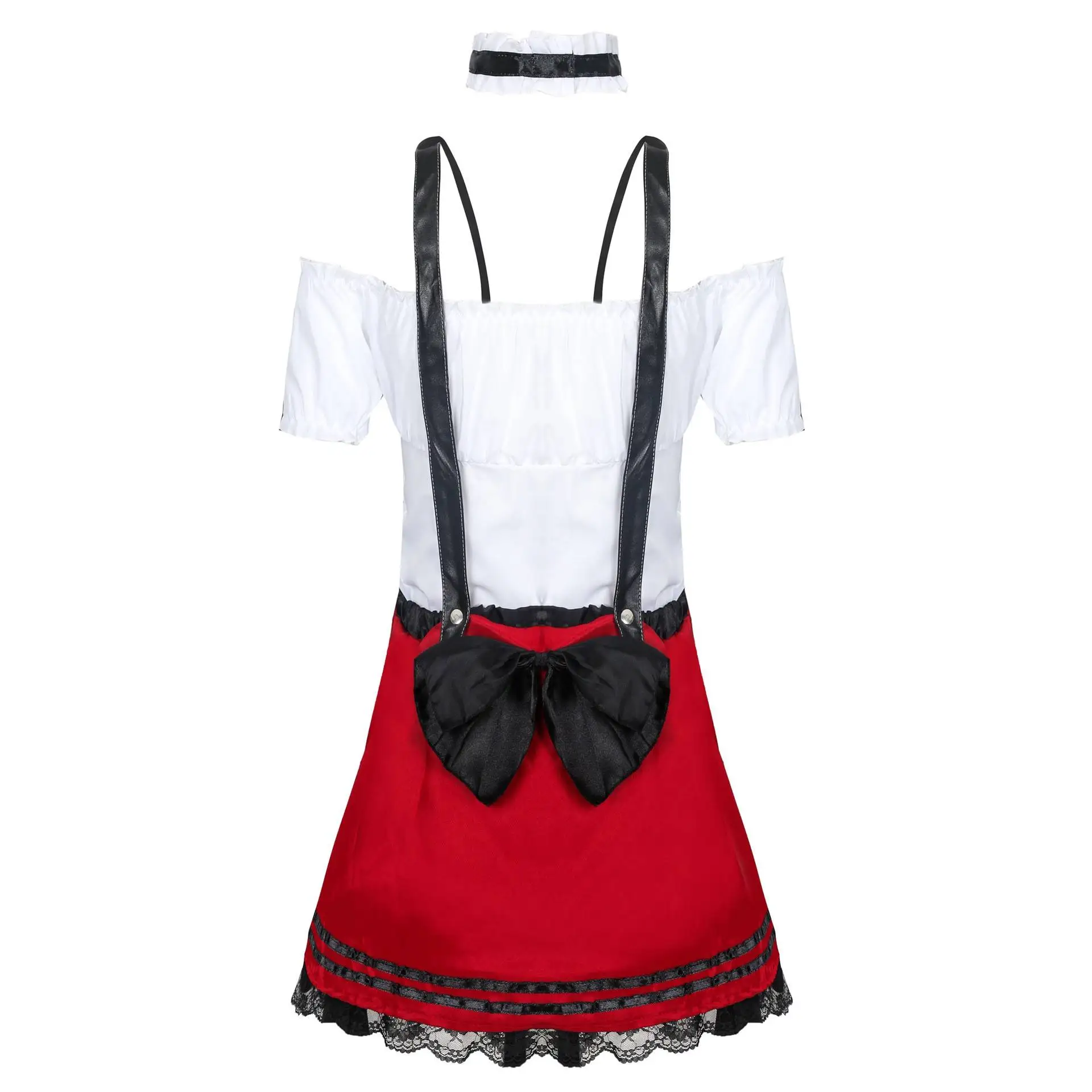 Costume de Festival de la bière pour femmes, jupe de spectacle sur scène, Costume de scène traditionnel ethnique allemande pour femmes Dr