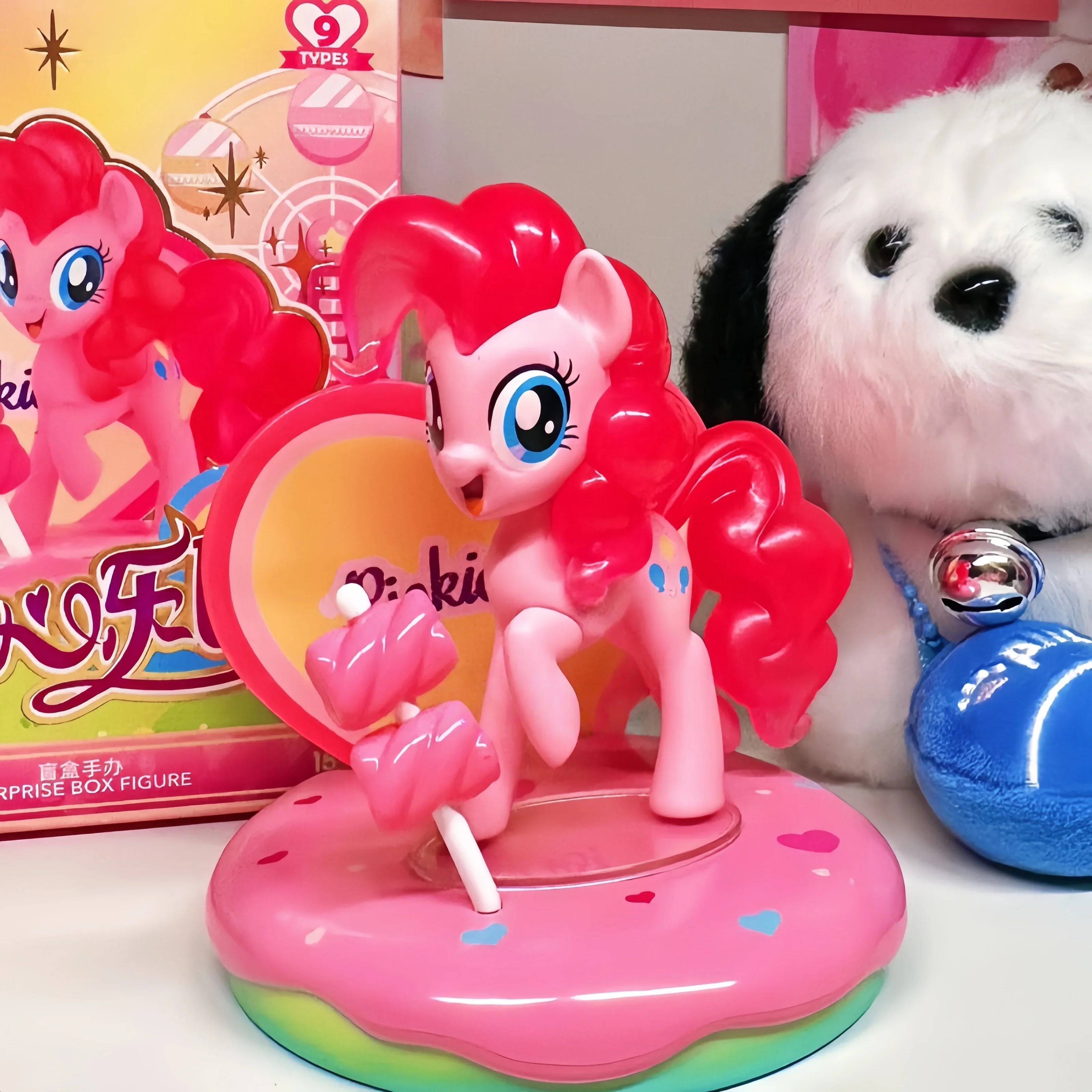 MINISO Little Pony Sweetheart Paradise Series Blind Box Toys Pink Pie Rarity Apple Jake Fluttershy Modello regalo sorpreso