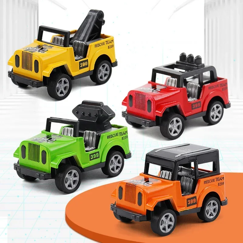 2024 NEW Jeep Car Model Pull Back Vehicle Off-road Inertia Car Decoration Ornaments Kids Children Boy Mini Car Toys Gifts 1pc