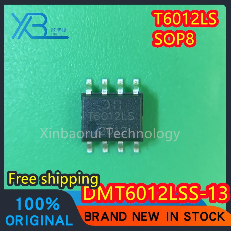 

(10/50pieces) DMT6012LSS-13 T6012LS SOP8 field effect transistor (MOSFET) N channel 100% brand new and original Free shipping
