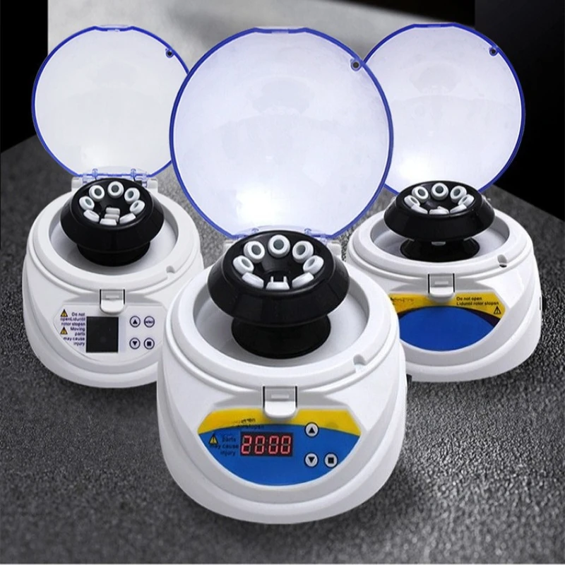 Mini centrifuge, digital display small micro low speed handheld pet serum separator