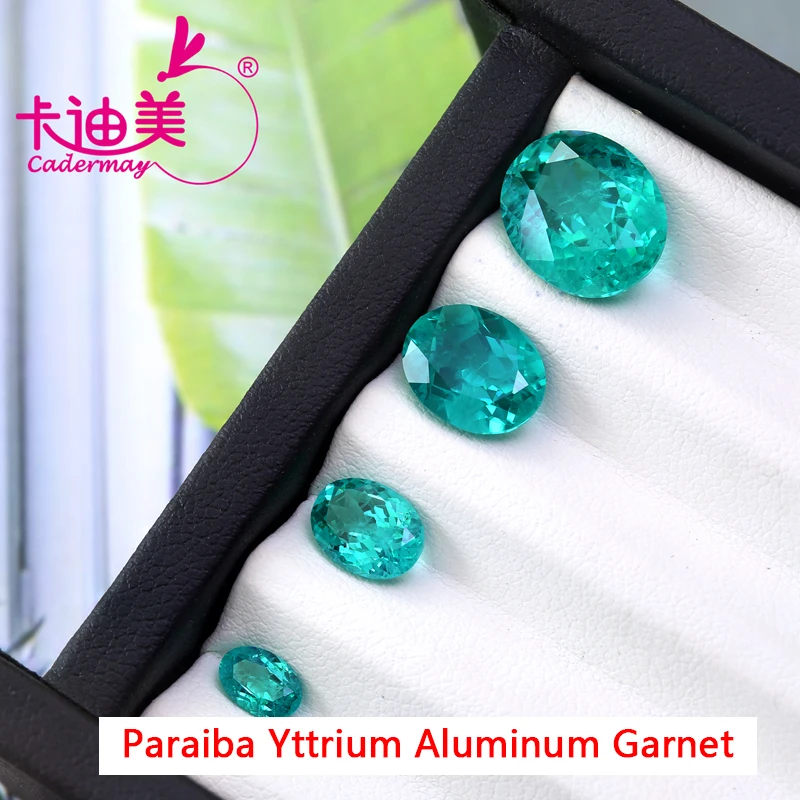 

Oval Cut Paraiba Yttrium Aluminum Garnet With Inclusions Loose Stone YAG Gemstone For Wedding Fine Jewelry Making