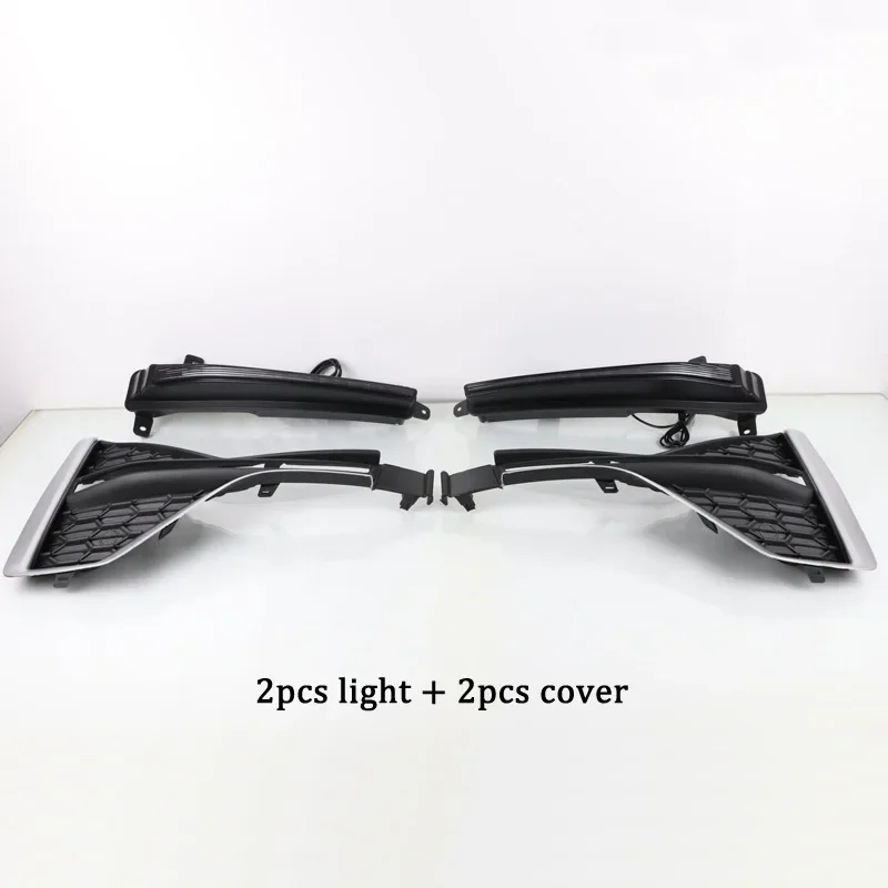 

Car 12V LED DRL Daylights For Toyota Innova 2022 Yellow Turn Signal Daytime Running Light 12v Auto Foglamp
