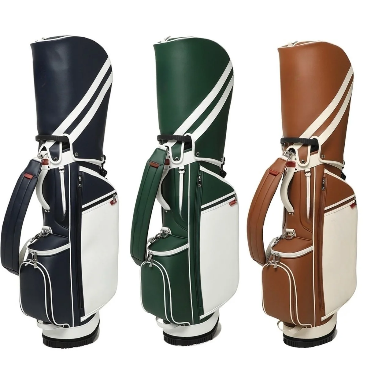 Multifunction Golf Stand Bag High Quality Fashion Outdoor Sports Bag Large Capacity Women Men Portable Bracket Bag,Brown,Green