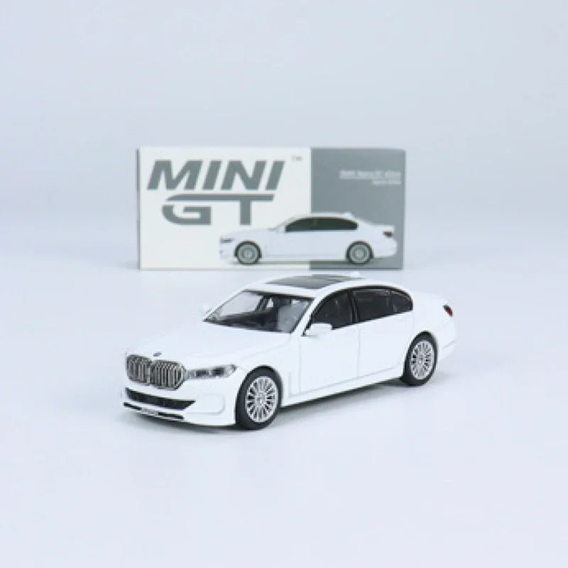 รถขนาดเล็ก GT 1:64รุ่น Alpina B7 xDrive อัลไพน์อัลลอยหล่อตาย #557 LHD สีขาว