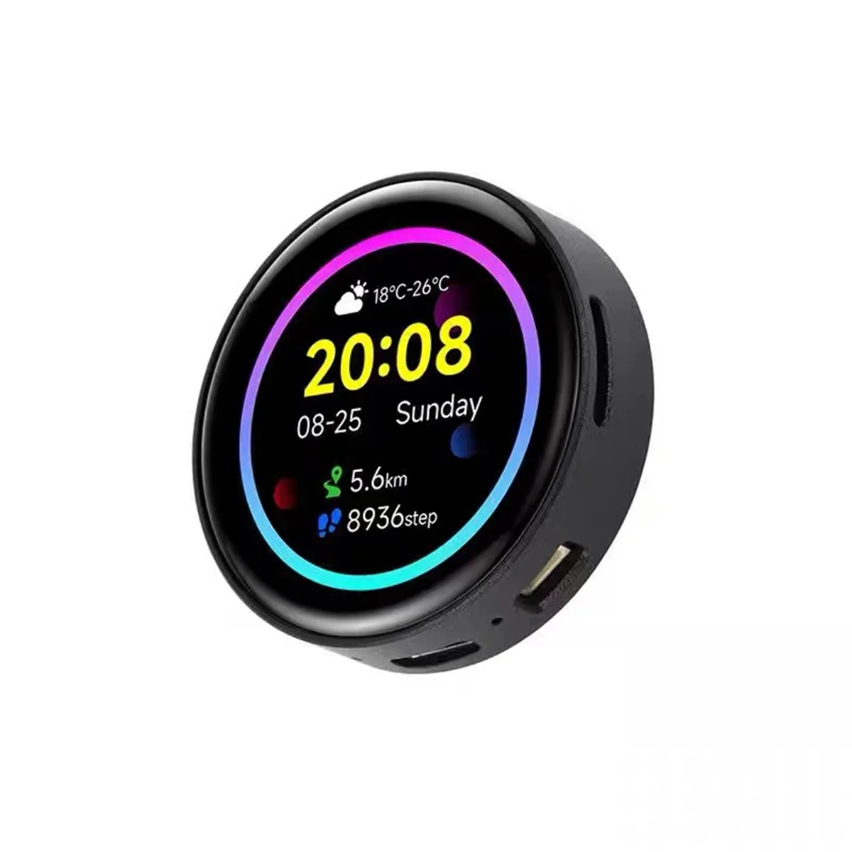 - 1.43inch AMOLED Display Development Board 466x466 QSPI Interface Round Display W Accelerometer Gyroscope Sensor