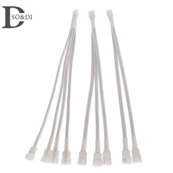 4 Pin 1 To 1/2/3/4 Motherboard CPU Fan Computer Case Fan Extension Adapter Cable PWM Female To 4 Pin Splitter Cable