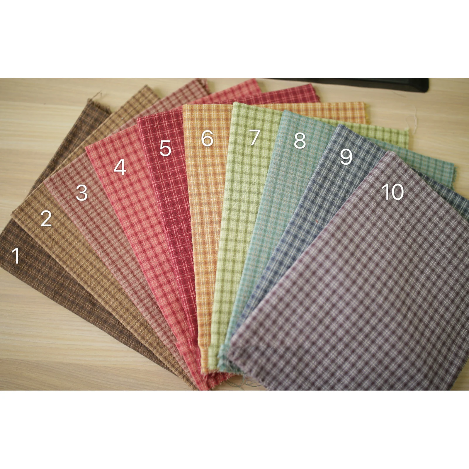 DIY Japan Little Cloth Group Yarn-dyed Fabric,for Sewing Handmade Patchwork Quilting ,grid Stripe Dot 50x35cm Suede Fabric