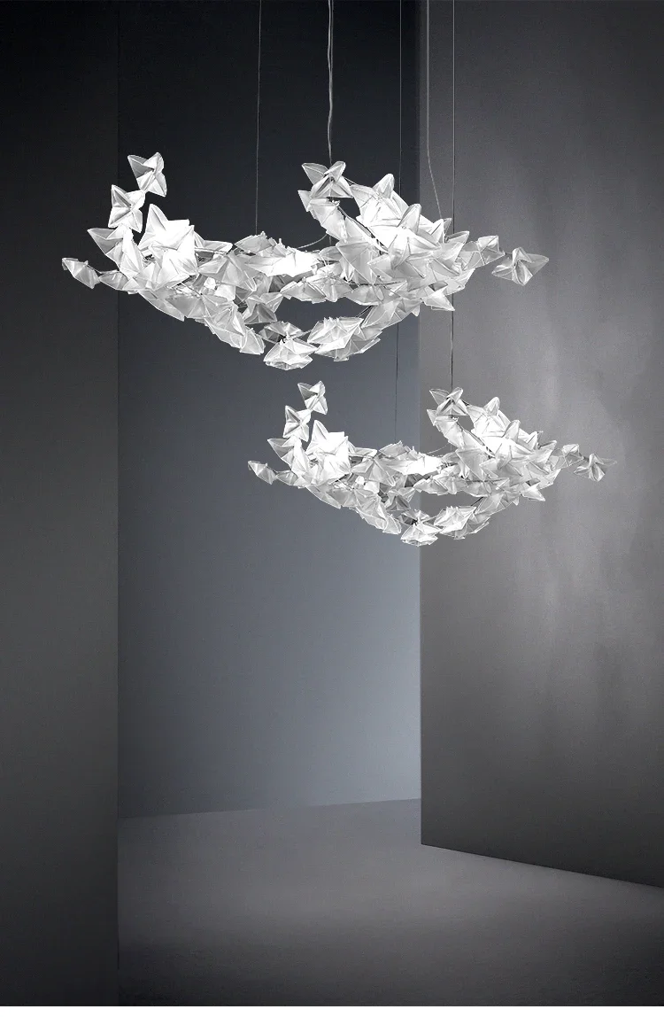Creative Postmodern LED Chandelier Lighting White