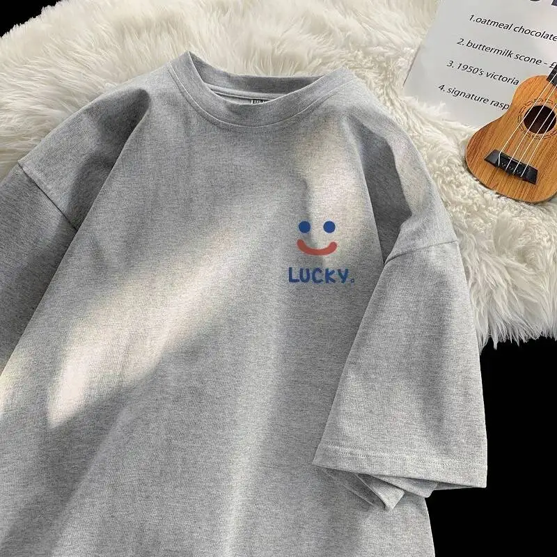 

Pure Cotton ort Sve T-irt ex Summer Casual Comfortable Breathable Tagkita Brand round Ne Top for Men And Women