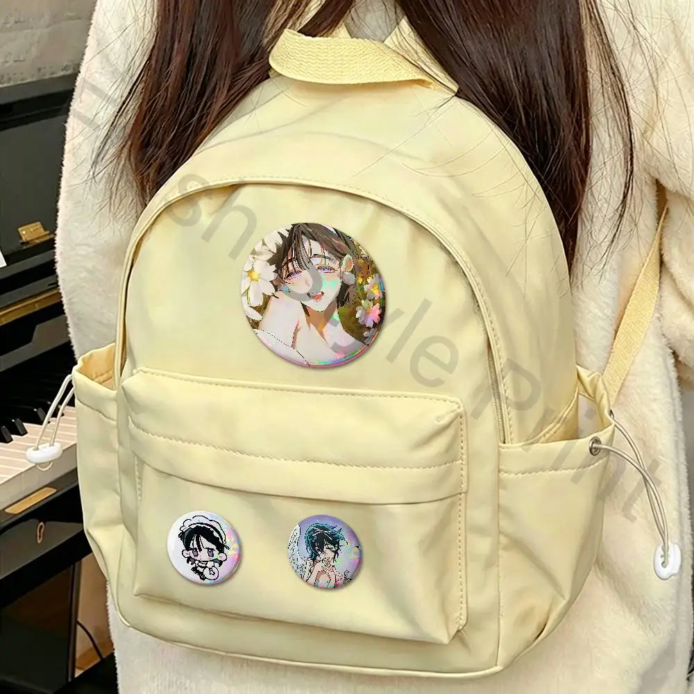 A-Alien Stage Mizi Sua Custom Badges 75mm 44mm 25mm Brooch Backpack Hat Enamel Pins Accessories Toys Gifts