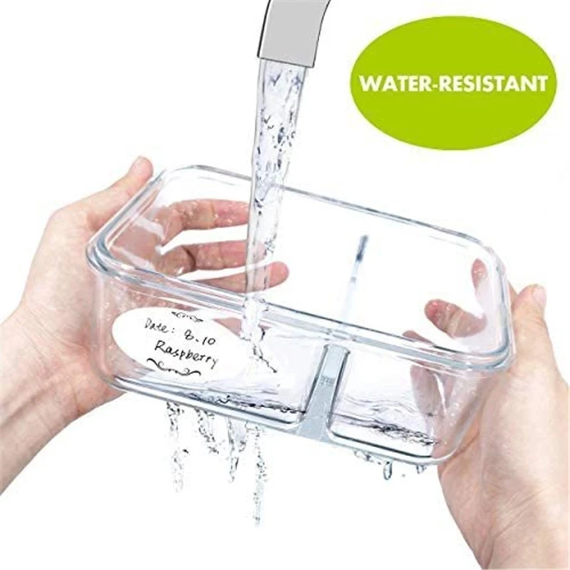 150-300 Chiếc Nhà Thực Phẩm Nhà Bếp Đánh Dấu Ngày Chống Nước Miếng Dán Nhãn Làm Bánh Miếng Dán Tặng Trang Trí Thêu Sò Miếng Dán