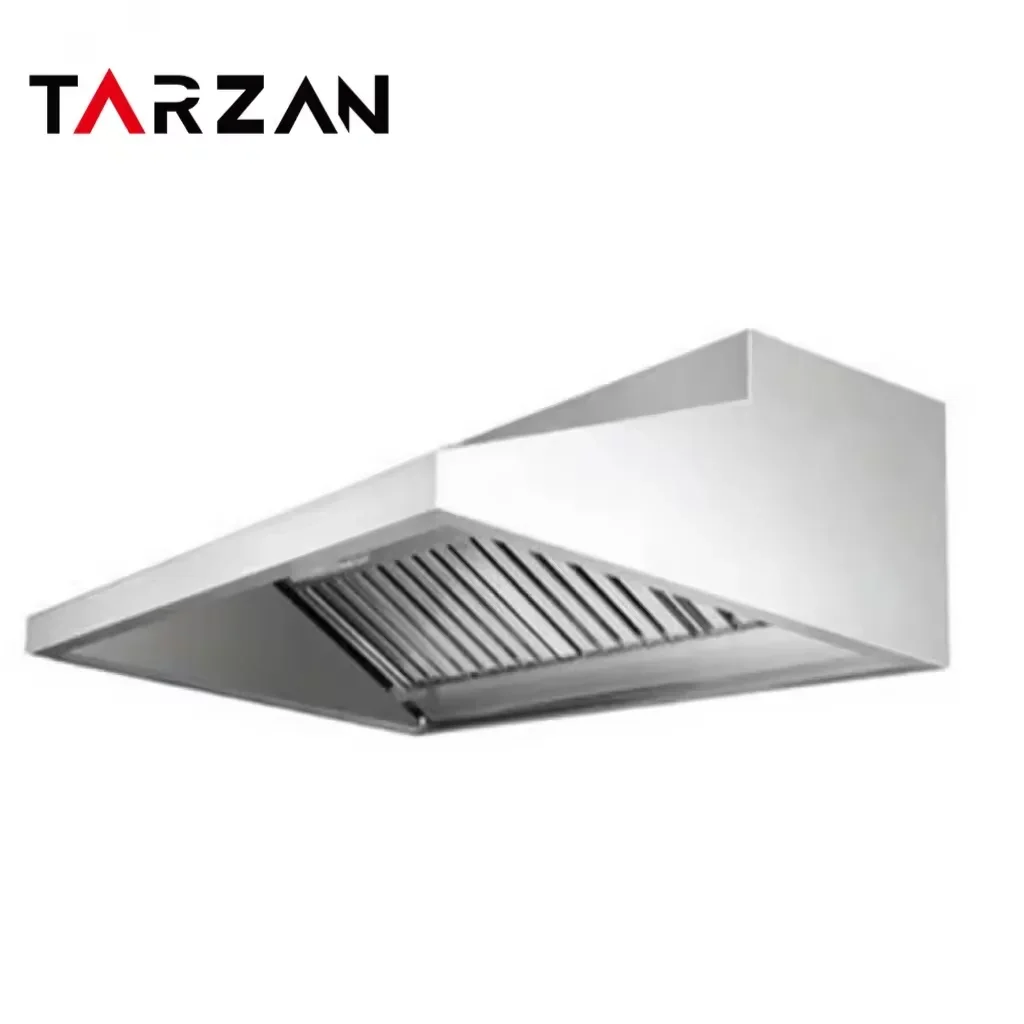 تخصيص مطعم المطبخ طباخ هود جزيرة شفاط المطبخ استخدام مرشح شفاط المطبخ الفولاذ المقاوم للصدأ التجاري