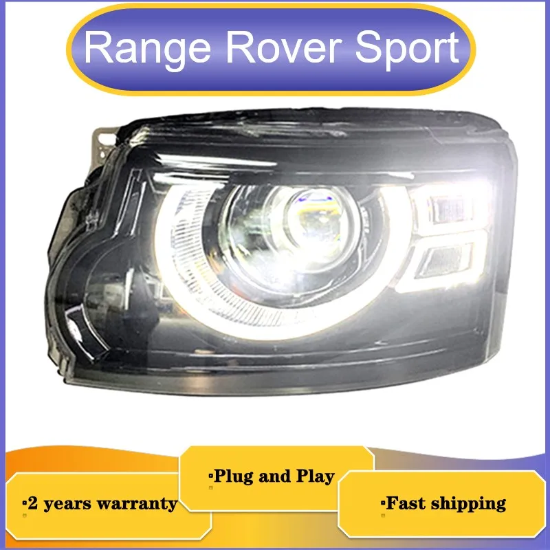 Car Accessories for Range Rover Headlamp 2005-2013 Range Rover Sport Head Lights DRL Turn Signal Low High Beam Projector Lens