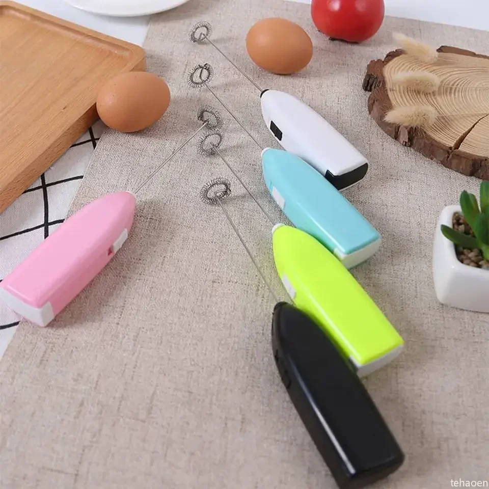 Electric Egg Beater Milk Frother Egg String Whisk Mixer Hand for Coffee Cappuccino Creamer Frothy Blend Whisk Egg Beater view 2