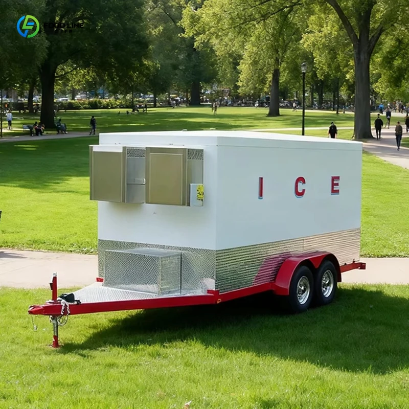 2026 New Refrigerated Trailer Dual-Power Portable Freezer Low-Noise for Disaster Relief Outdoor Events Food Logistics Customized